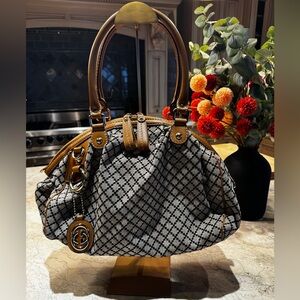 Authentic Gucci Diamanté Medium Sukey Canvas bag-EUC!